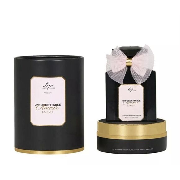 New 3.3 Oz Booty Parlor Unforgettable Amour La Nuit PERFUME W/ Pheromones NIB - Picture 1 of 8